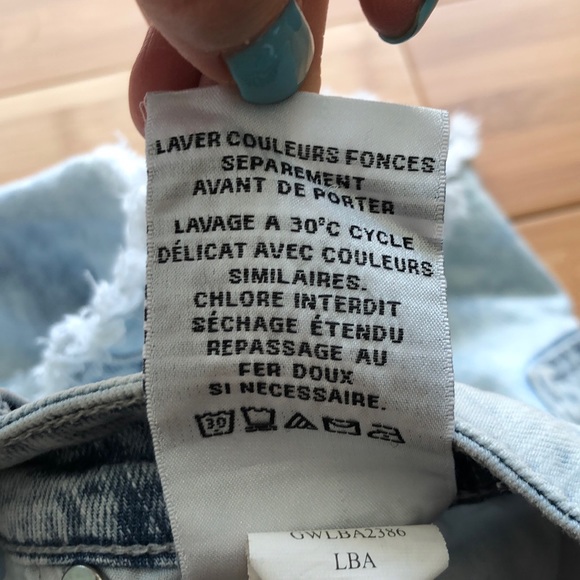 Joes Acid washes Raw hem jeans Sz 14 - Picture 6 of 6